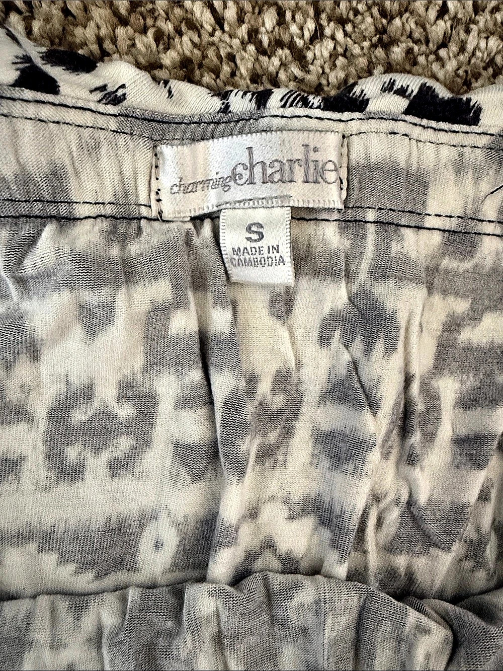 Charming Charlie Geometric Strapless Maxi Dress
Size Small - Picture 9 of 10